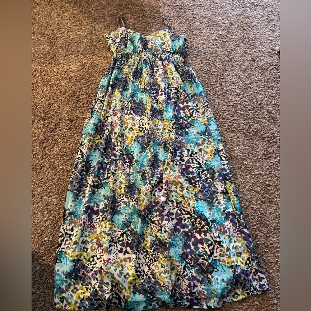 Women’s Ana Floral Print Maxi Dress - Sz XL